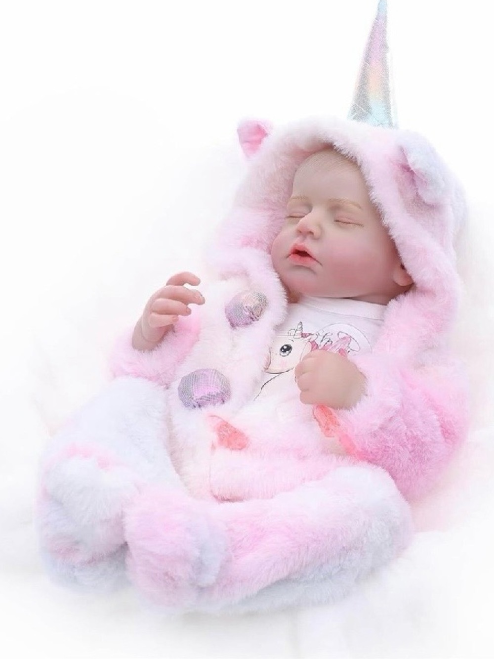 Reborn Baby Doll Girl, 20" Full Body Vinyl
